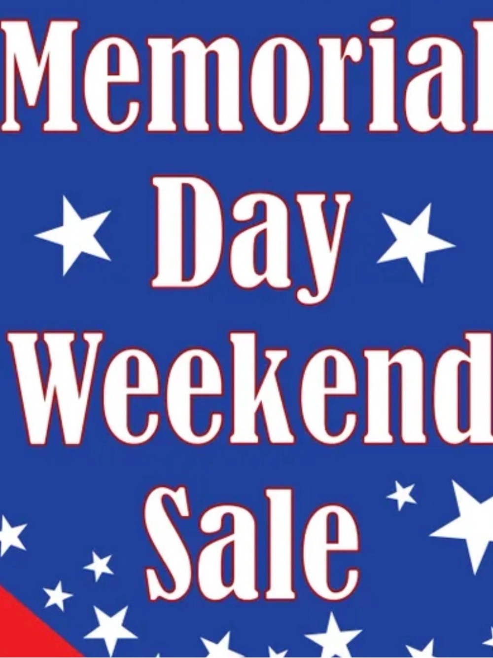 Memorial Day Weekend Sale!
